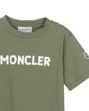 
  
    Moncler
  
    Enfant
  
 Boys Green T-Shirt