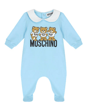 
  
    Moschino
  
 Baby Boys Blue Onesie