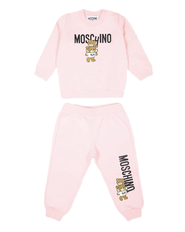 Moschino Kids Baby Girls Pink Tracksuit