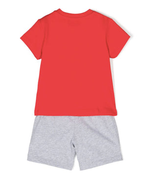 
  
    Moschino
  
 Baby Boys Red T & Short Set
