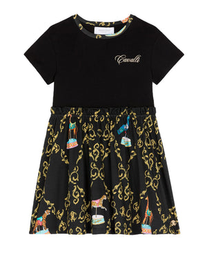 
  
    Roberto
  
    Cavalli
  
 Girls Black Jersey Dress