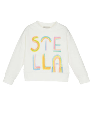 
  
    Stella
  
    Mccartney
  
    Kids
  
 Girls White Logo Sweatshirt