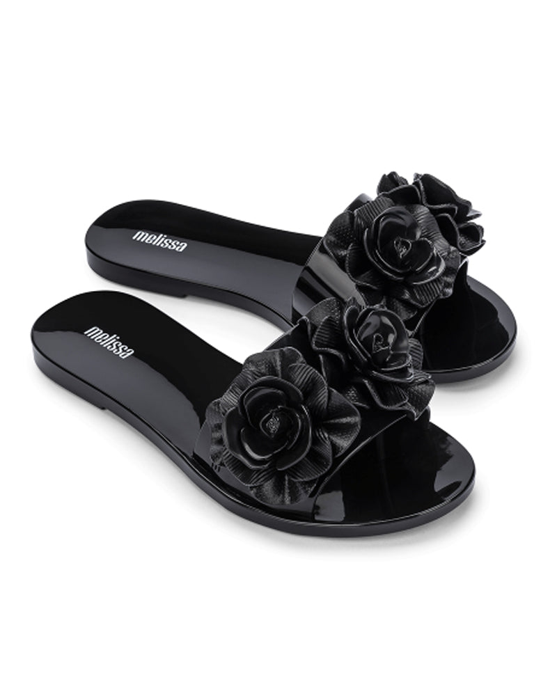 Girls Black Garden Sandals
