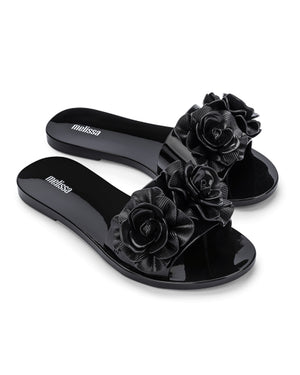 
  
    Mini
  
    Melissa
  
 Girls Black Garden Sandals