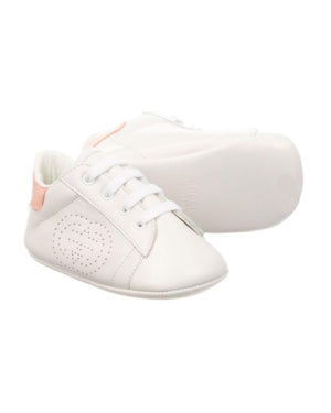 
  
    Gucci
  
 Baby Girls White New Ace Sneaker