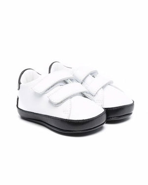 
  
    Balmain
  
 Baby White Crib Shoes