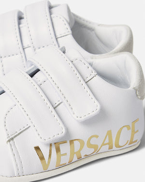 
  
    Versace
  
 Baby White Sneaker