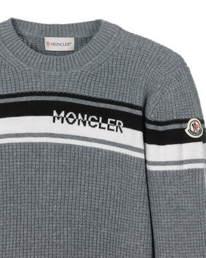
  
    Moncler
  
    Enfant
  
 Boys Grey Sweater