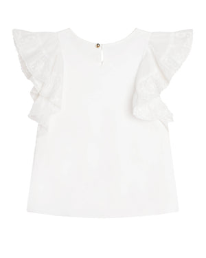 
  
    Chloé
  
 Girls White T-Shirt