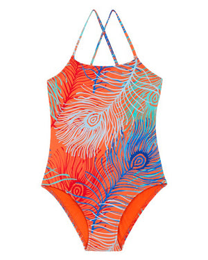 
  
    Vilebrequin
  
 Girls Multi/Print Gim Plumes Swimsuit