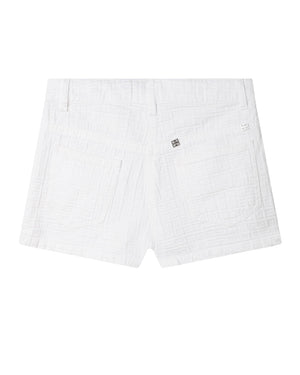 
  
    Givenchy
  
 Girls White Shorts
