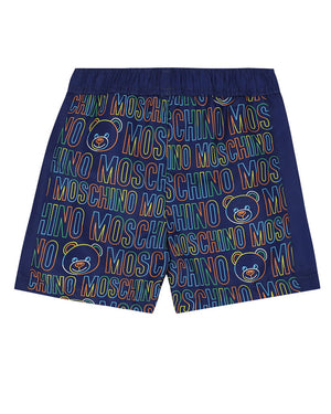 
  
    Moschino
  
 Boys Navy Swim Shorts