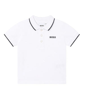 
  
    Boss
  
 Baby Boys White Polo