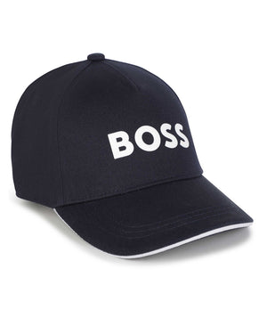 
  
    Boss
  
 Boys Navy Cap