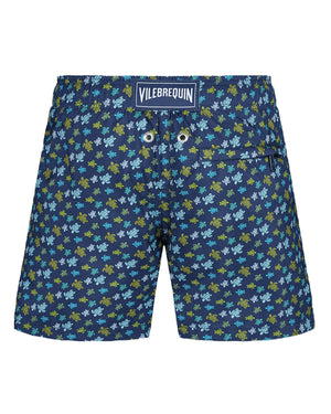 
  
    Vilebrequin
  
 Boys Navy Micro-Turtle Swim Shorts