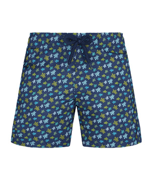 
  
    Vilebrequin
  
 Boys Navy Micro-Turtle Swim Shorts
