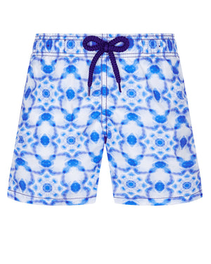 
  
    Vilebrequin
  
 Boys Blue Ikat Medusa Swim Shorts