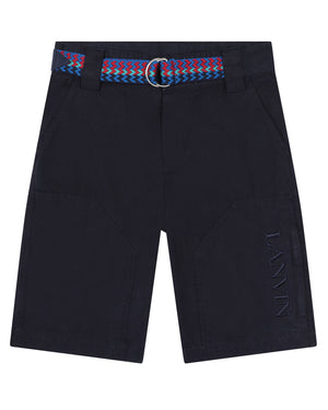 
  
    Lanvin
  
 Boys Navy Shorts