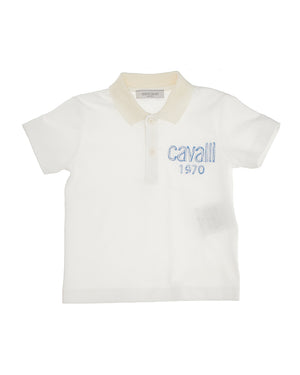 
  
    Roberto
  
    Cavalli
  
 Baby Boys White Polo