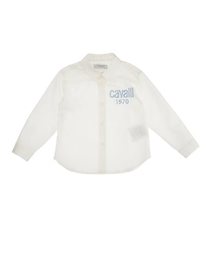 
  
    Roberto
  
    Cavalli
  
 Baby Boys White Shirt