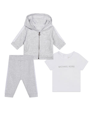 
  
    Michael
  
    Kors
  
 Baby Girls Grey Tracksuit Set