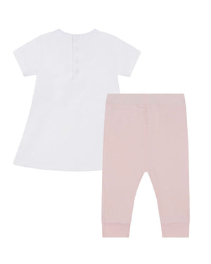 
  
    Michael
  
    Kors
  
 Baby Girls White Outfit Set