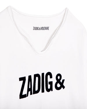 
  
    Zadig
  
    &
  
    Voltaire
  
 Boys White Top