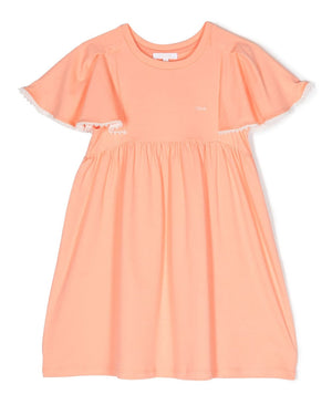 
  
    Chloé
  
 Girls Orange Dress