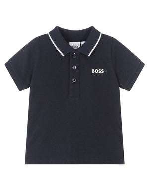 
  
    Boss
  
 Baby Boys Navy Polo