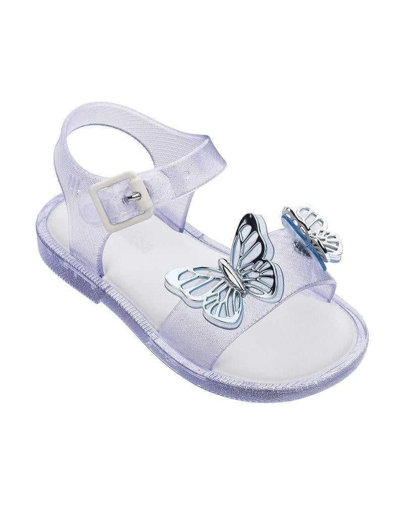 Girls Silver Mar Butterfly Sandal