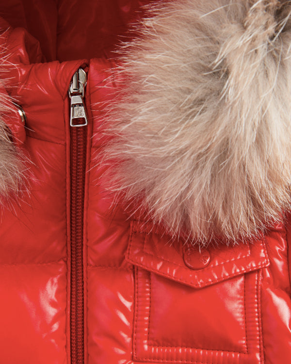 Moncler Kids Enfant Baby Red K2 Down Jacket
