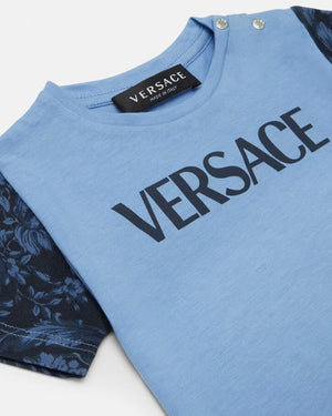 
  
    Versace
  
 Baby Boys Blue Logo T-Shirt