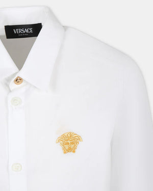 
  
    Versace
  
 Boys White Shirt