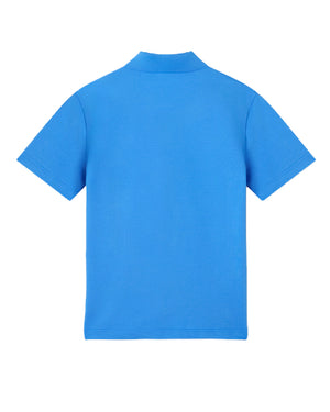 
  
    Versace
  
 Boys Blue Embroidered Medusa Polo