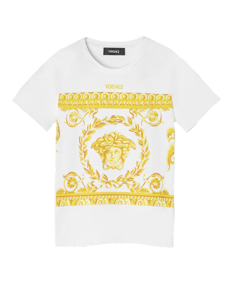 
  
    Versace
  
 White Medusa Print T-Shirt