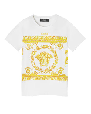 
  
    Versace
  
 White Medusa Print T-Shirt