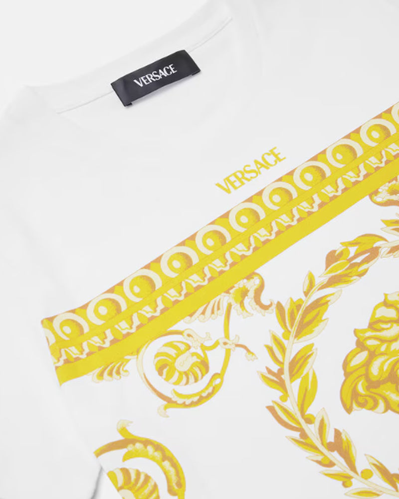 
  
    Versace
  
 White Medusa Print T-Shirt