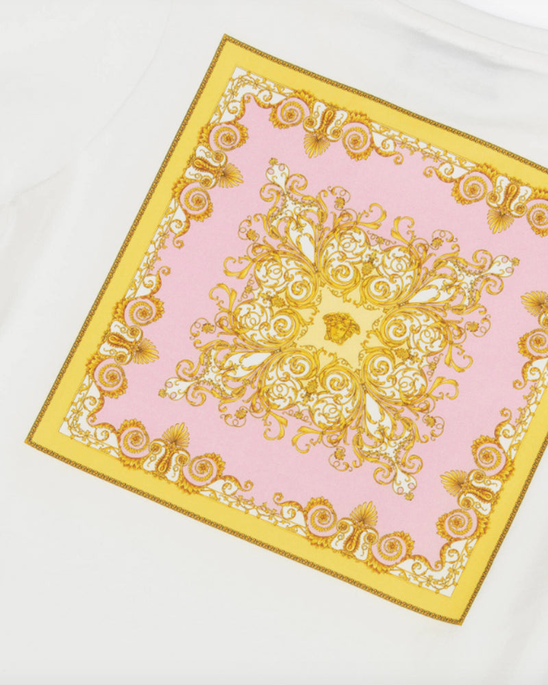 
  
    Versace
  
 Girls Pink Barocco T-Shirt
