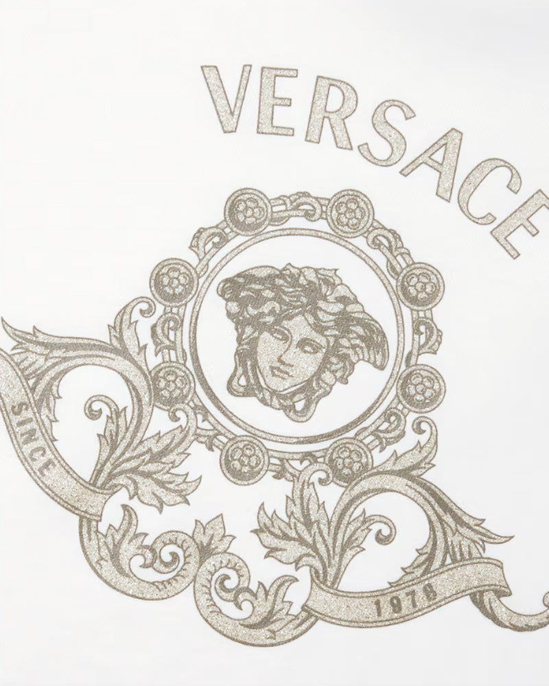 
  
    Versace
  
 Baby White Crest Medusa T-Shirt