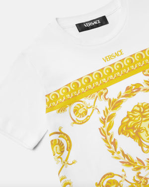 
  
    Versace
  
 White Cotton Medusa T-Shirt