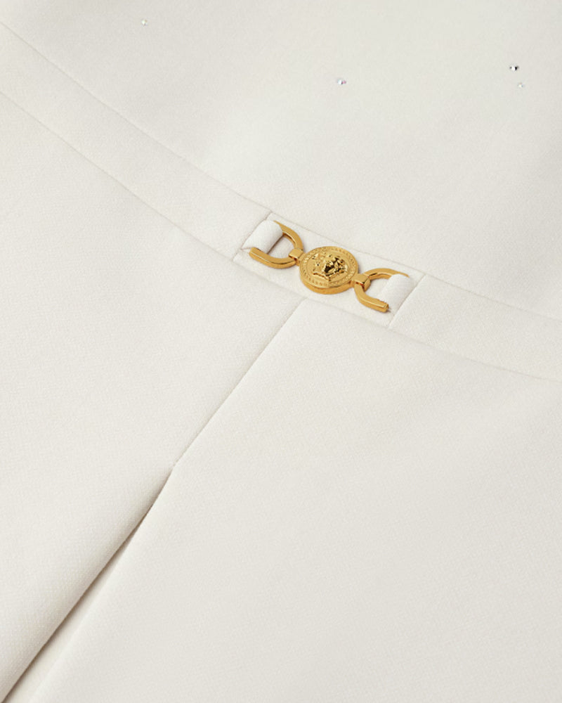 
  
    Versace
  
 Girls Beige Embellished Milano Dress