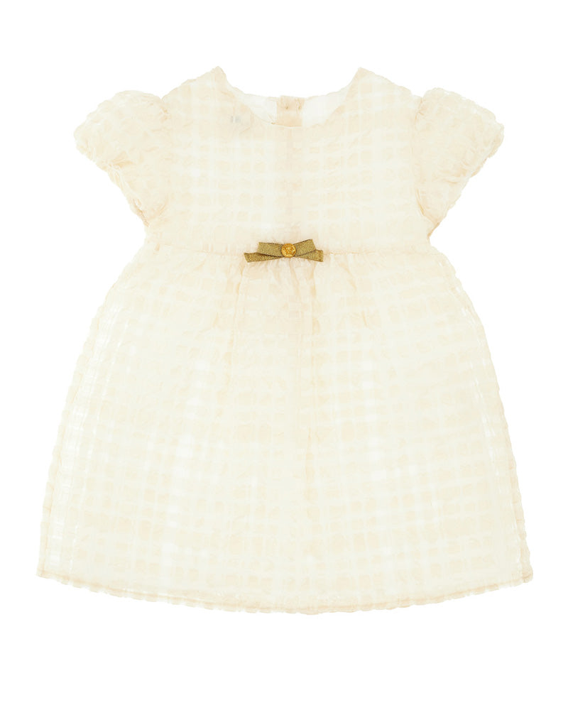 
  
    Versace
  
 Baby Girls Organza Ivory Ceremony Dress