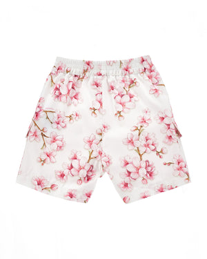 
  
    Monnalisa
  
 Girls White Floral Shorts