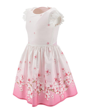 
  
    Monnalisa
  
 Girls Pink Floral Dress