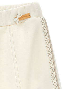 
  
    Monnalisa
  
 Girls Ivory Neoprene Tracksuit