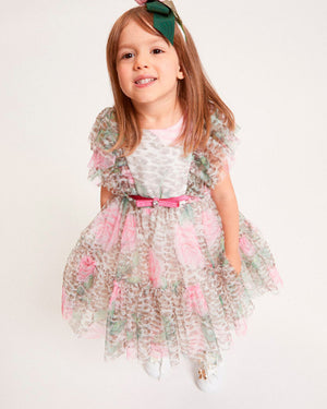
  
    Monnalisa
  
 Girls Pink Velvet Rose Headband