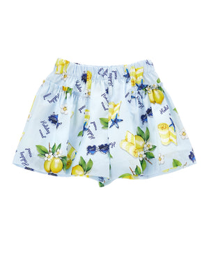
  
    Monnalisa
  
 Girls Blue Lemon Print Shorts