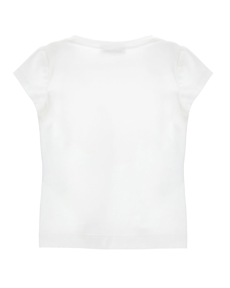 
  
    Monnalisa
  
 Girls White Floral T-Shirt