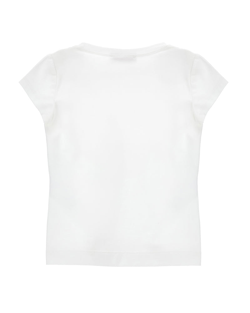
  
    Monnalisa
  
 Girls White Lemon Print T-Shirt