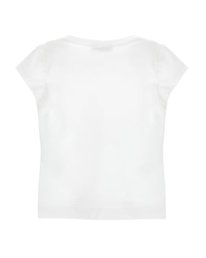 
  
    Monnalisa
  
 Girls White Lemon Print T-Shirt